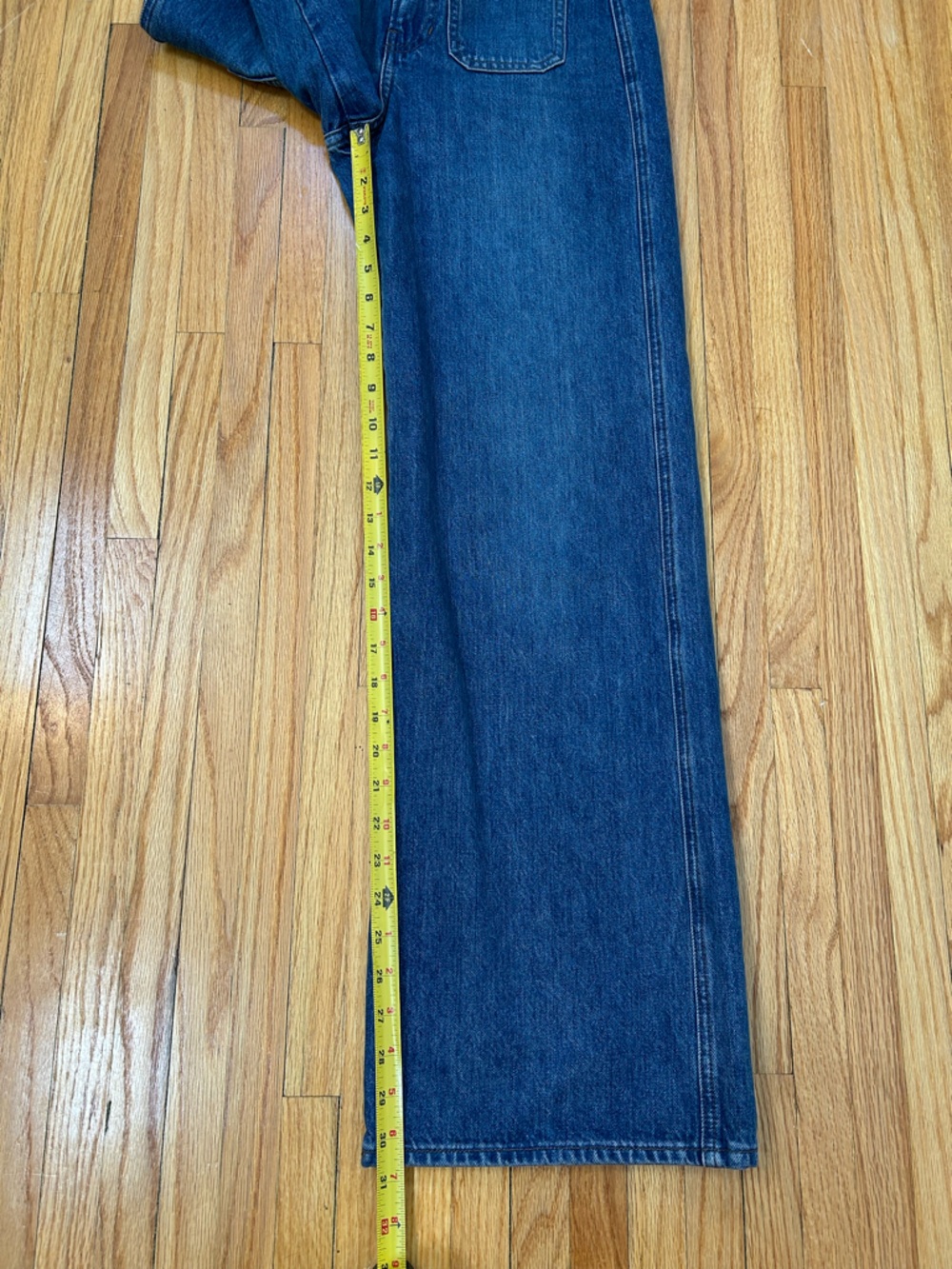 Veronica Beard Taylor Relaxed Wide Leg High Rise Jean - Picture 9 of 9